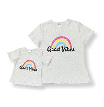 Mommy & Me Rainbow Good Vibes Tee - ARIA KIDS