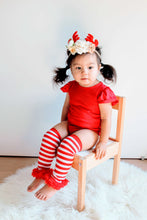 Red/White Reindeer Christmas Headband - Ready to Ship - ARIA KIDS