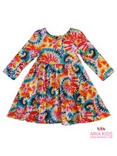 Tie Dye Twirl Dress - ARIA KIDS