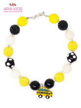 Yellow Bus Back To School Necklace - ARIA KIDS