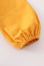 Mustard ruffle girl dress - ARIA KIDS