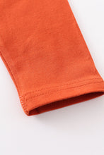 Thanksgiving rust raglan girl top