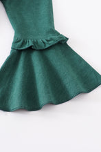 Forest merry christmas bell sleeve top