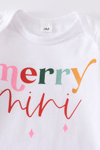 White merry mama baby girl ropmer