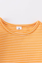 Sand stripe ruffle girl top - ARIA KIDS