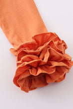 Orange icing sleeve girl top