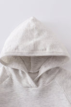 Grey pocket hoodie set
