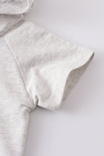 Grey pocket hoodie set