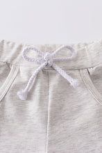 Grey pocket hoodie set