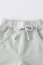 Green pocket hoodie set