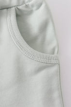 Green pocket hoodie set
