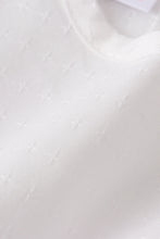 White ruffle tiered tunic dress - ARIA KIDS