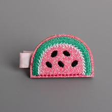 Summer Embroidered Hair Clips - Set of 3 - ARIA KIDS