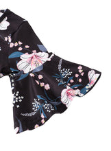 Riya Mommy & Me Black & Pink Floral Fringe Cardigan - ARIA KIDS