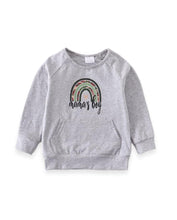 Rainbow Camo Mommy & Me Grey Pullover Shirts for Mother and Son - ARIA KIDS