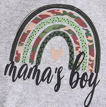 Rainbow Camo Mommy & Me Grey Pullover Shirts for Mother and Son - ARIA KIDS