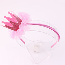 "Sasha" Glitter Crown Tutu Headbands - ARIA KIDS
