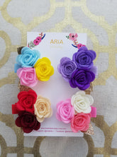 Rose Hair Clips - ARIA KIDS