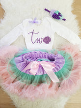 Pastel Rainbow Multi Tiered Fluffy Tutu Skirt - ARIA KIDS