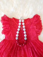 Camellia Mommy & Me Matching Chunky Necklace in Red - ARIA KIDS