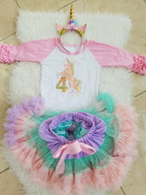 Pastel Rainbow Multi Tiered Fluffy Tutu Skirt - ARIA KIDS
