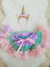 Pastel Rainbow Multi Tiered Fluffy Tutu Skirt - ARIA KIDS