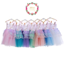 "My Unicorn Princess" Floral Tutu Dress - 4 Colors - ARIA KIDS