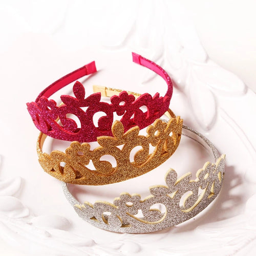 Crown Headbands - Pink, Gold, Silver - ARIA KIDS