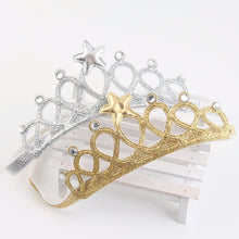 "Tiara" Gold and Silver Crown Headband - ARIA KIDS