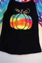 Bright Tie Dye Pumpkin Ruffle Shirt - ARIA KIDS