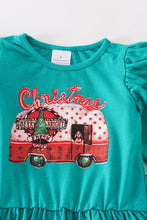 Christmas camper ruffle bell girls set - ARIA KIDS