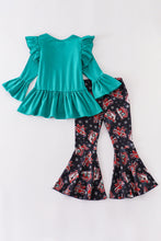 Christmas camper ruffle bell girls set - ARIA KIDS
