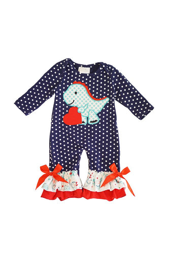 Dinosaur Love Baby Romper - ARIA KIDS