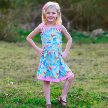 Mermaid Polka Dot Spaghetti Strap Dress - ARIA KIDS