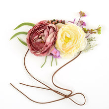 Flower Girl Head Tie - Floral Crown (RTS) - ARIA KIDS