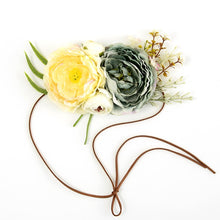 Flower Girl Head Tie - Floral Crown (RTS) - ARIA KIDS