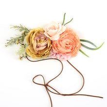 Flower Girl Head Tie - Floral Crown (RTS) - ARIA KIDS