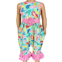 Mermaid & Polka Dot Ruffle Baby Romper - ARIA KIDS