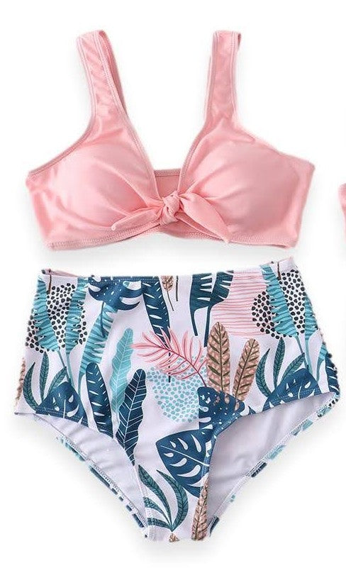 Mommy and me high waisted bikini sales