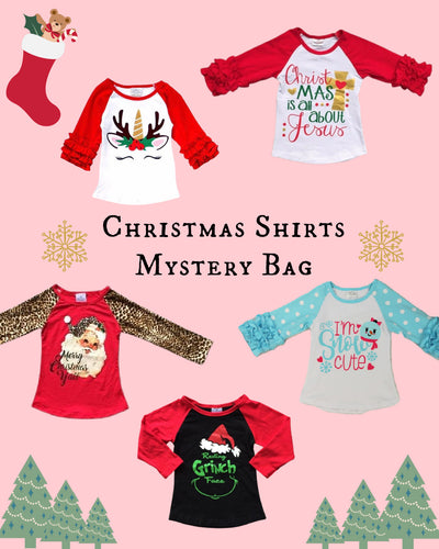 Christmas Shirts Mystery Bag - 3 Items - ARIA KIDS
