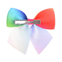 Bright Rainbow 4" Hair Bow Clip - ARIA KIDS