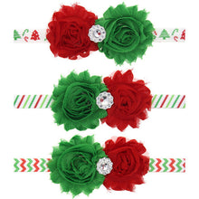 WHOLESALE BUNDLE - Red & Green Christmas Baby Headbands - 3 Designs - ARIA KIDS