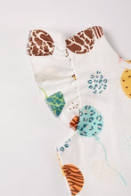 Leopard balloon ruufle twirl dress - ARIA KIDS