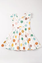 Leopard balloon ruufle twirl dress - ARIA KIDS
