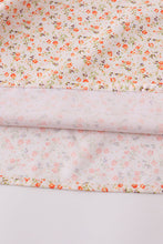 Orange floral pumpkin smocked dress - ARIA KIDS