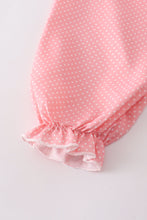 Pink turkey smocked dress