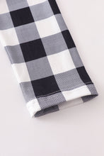 Marry christmas ruffle plaid dress - ARIA KIDS
