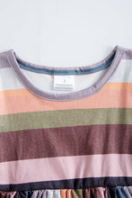 Multicolor stripe dress