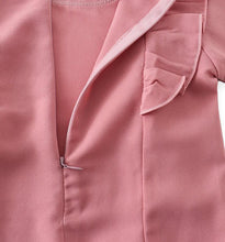 Dusky Pink Ruffle Dress - ARIA KIDS