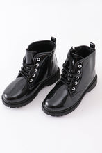 Black Leather Boots for kids - ARIA KIDS